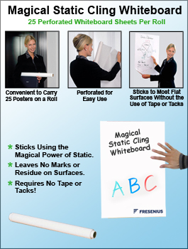 Magical Static Cling Whiteboard